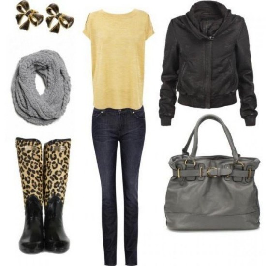 botas lluvia outfits