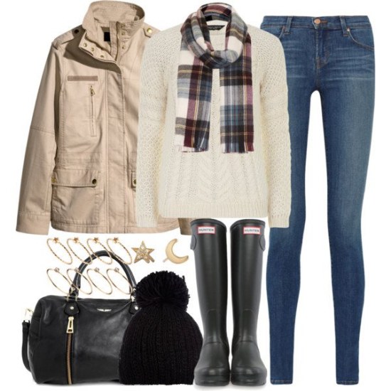 botas lluvia outfits