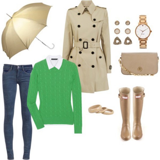 botas lluvia outfits