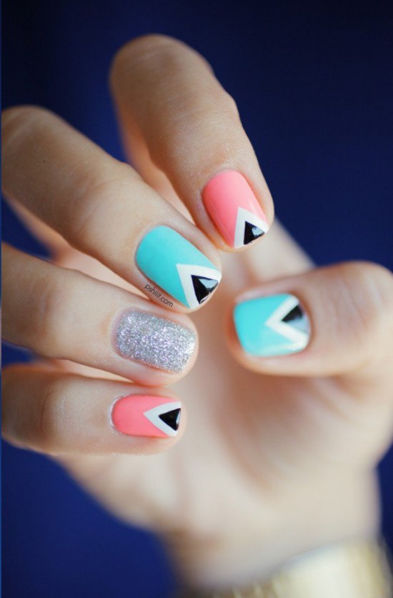 diseño geometrico uñas