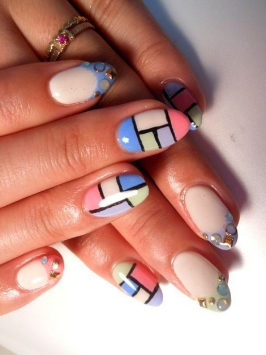 diseño geometrico uñas