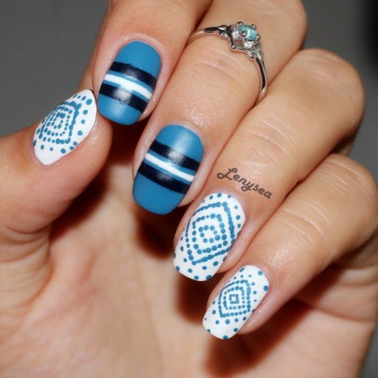 diseño geometrico uñas