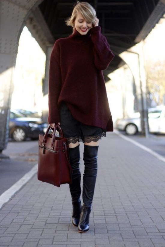 faldas encaje recortado moda