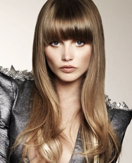 corte peinado flequillos cabello