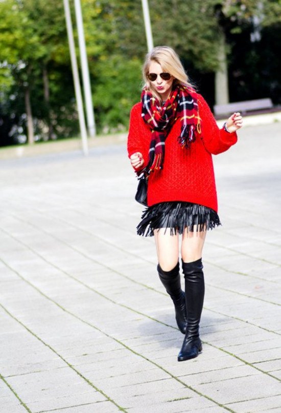 ropa accesorios con flecos indios