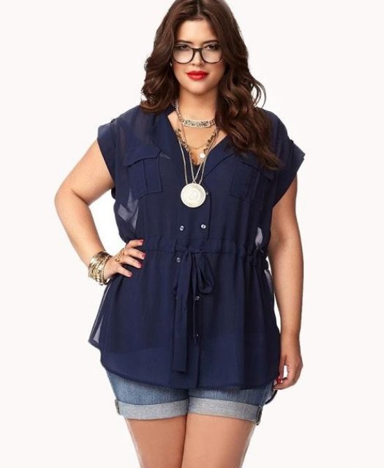 blusas transparentes gorditas