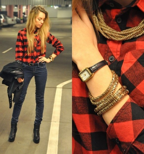 camisas cuadros tartan outfits
