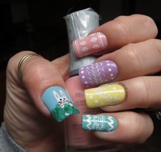 10 Hermosas Uñas con Diseños para las Pascuas