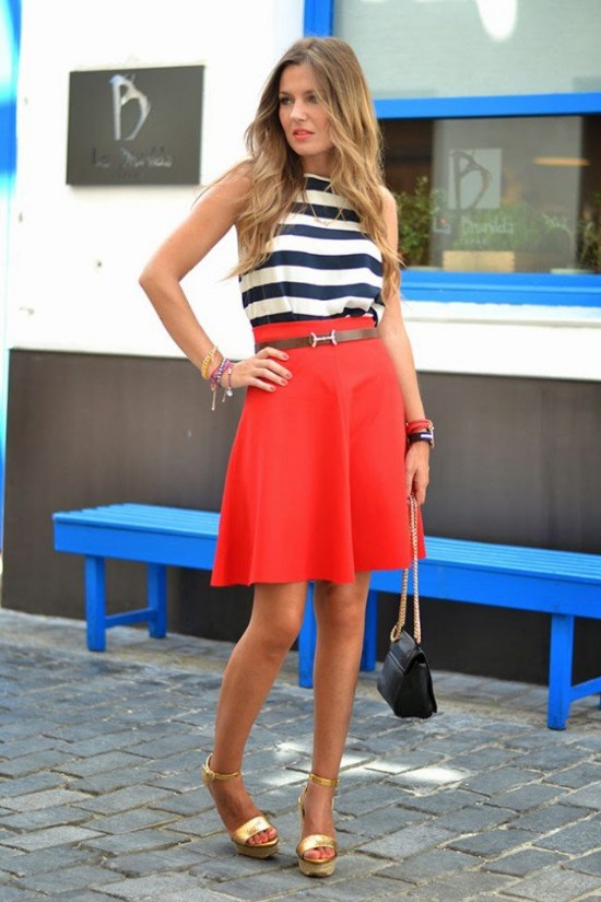 faldas outfits moda primavera