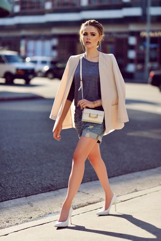 shorts primavera moda outfits