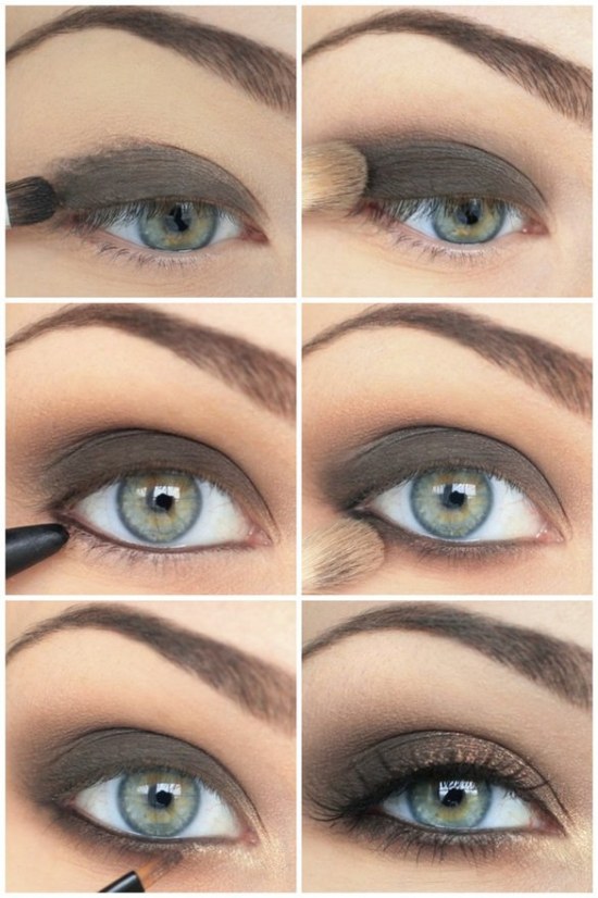 maquillaje sombras ojos verdes