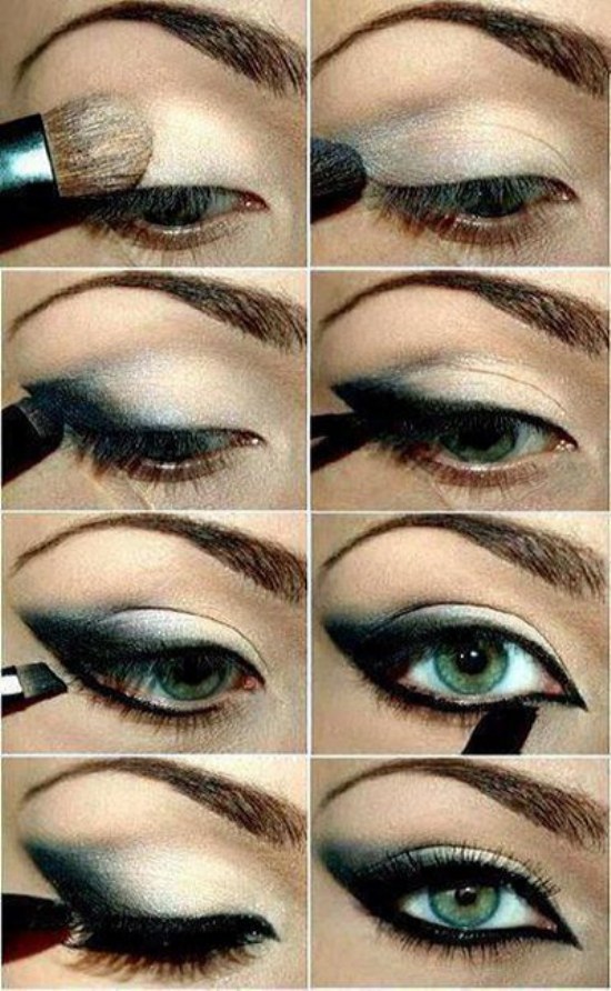 maquillaje sombras ojos verdes