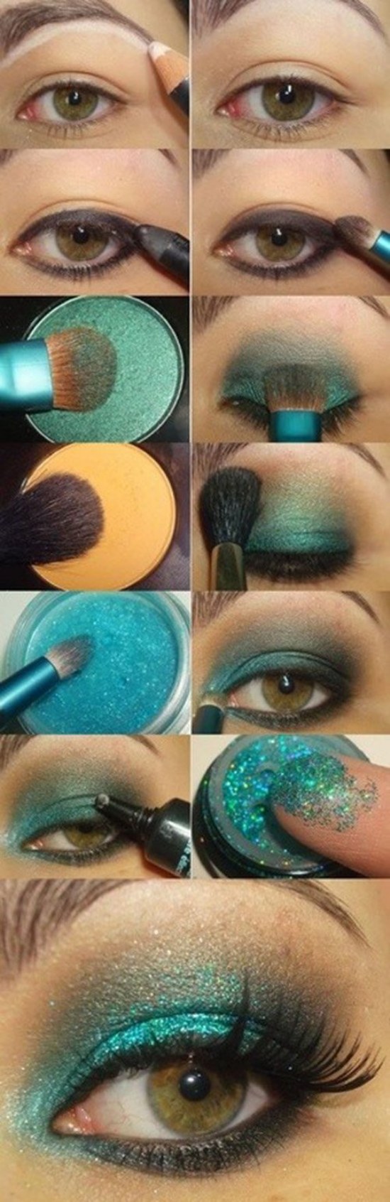 Ideas de Maquillaje con Sombras para ojos para chicas de Ojos Verdes