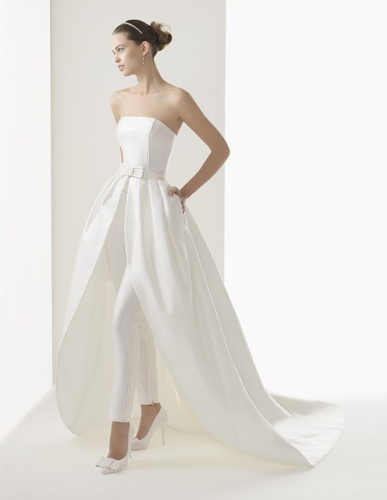 trajes novias pantalon conjunto