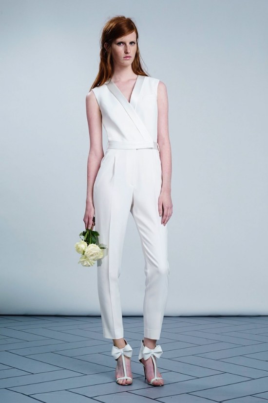trajes novias pantalon conjunto