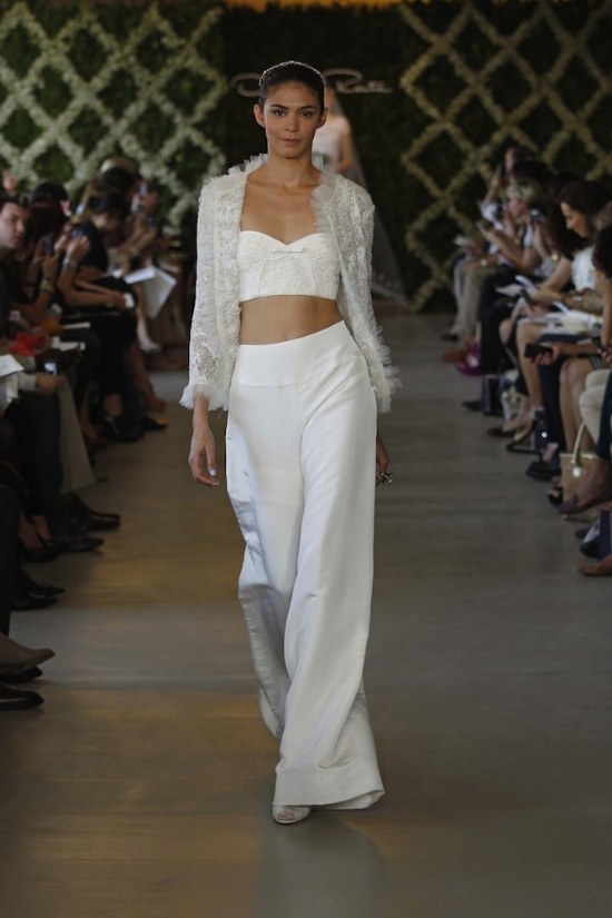 trajes novias pantalon conjunto