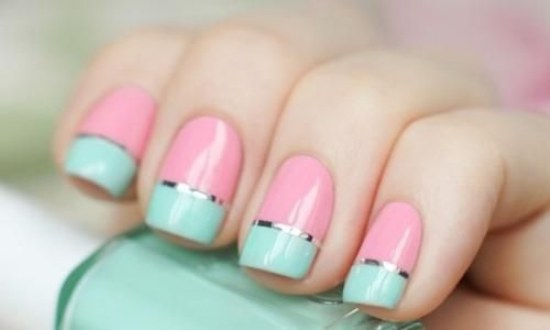 uñas color pastel diseños