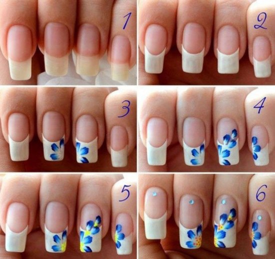 Nuevos Diseños de Uñas con Flores para usar en esta Primavera