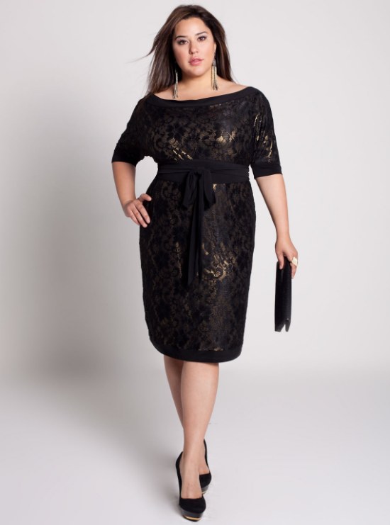 vestidos elegantes gorditas fiesta