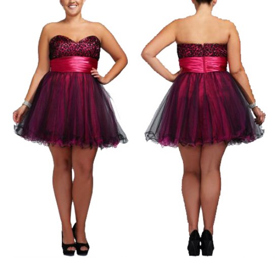 vestidos cortos gorditas fiestas
