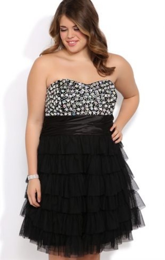 vestidos cortos gorditas fiestas