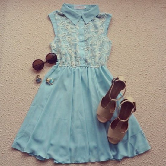 outfits vestidos faldas fiestas primavera