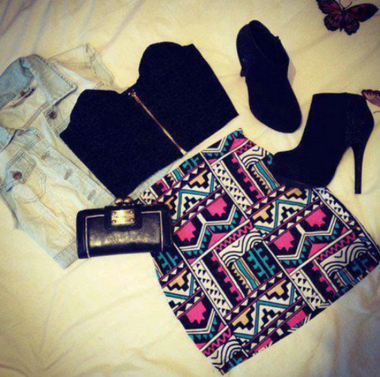 outfits vestidos faldas fiestas primavera