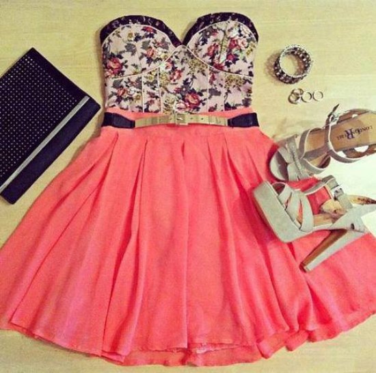 outfits vestidos faldas fiestas primavera