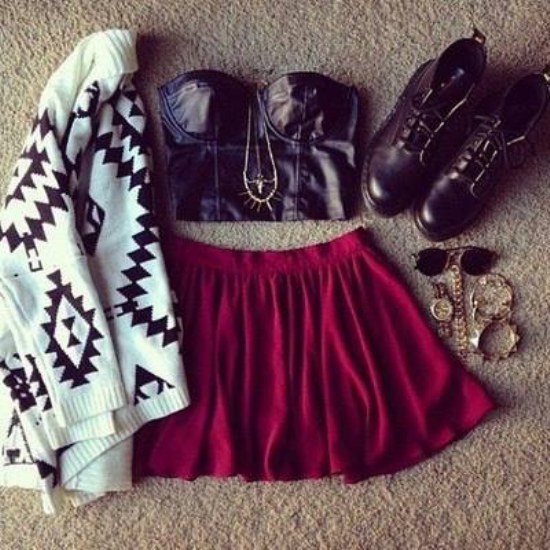 outfits vestidos faldas fiestas primavera