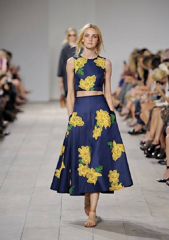 Faldas con estampados florales