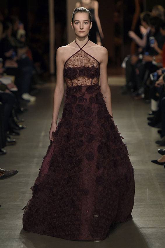 Vestidos Oscar de la Renta de invierno