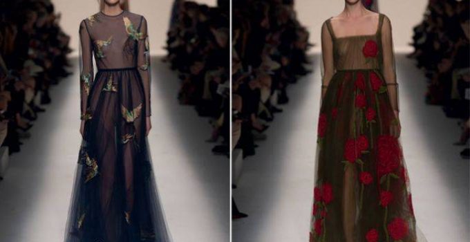 Vestidos de Valentino otoño invierno