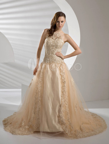fotos de vestidos de novia color champagne – los vestidos de noche