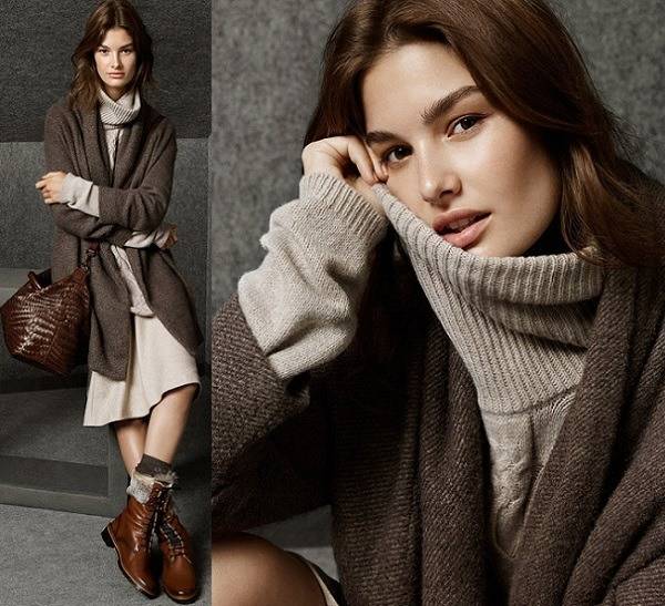 Abrigo de lana moda 2015