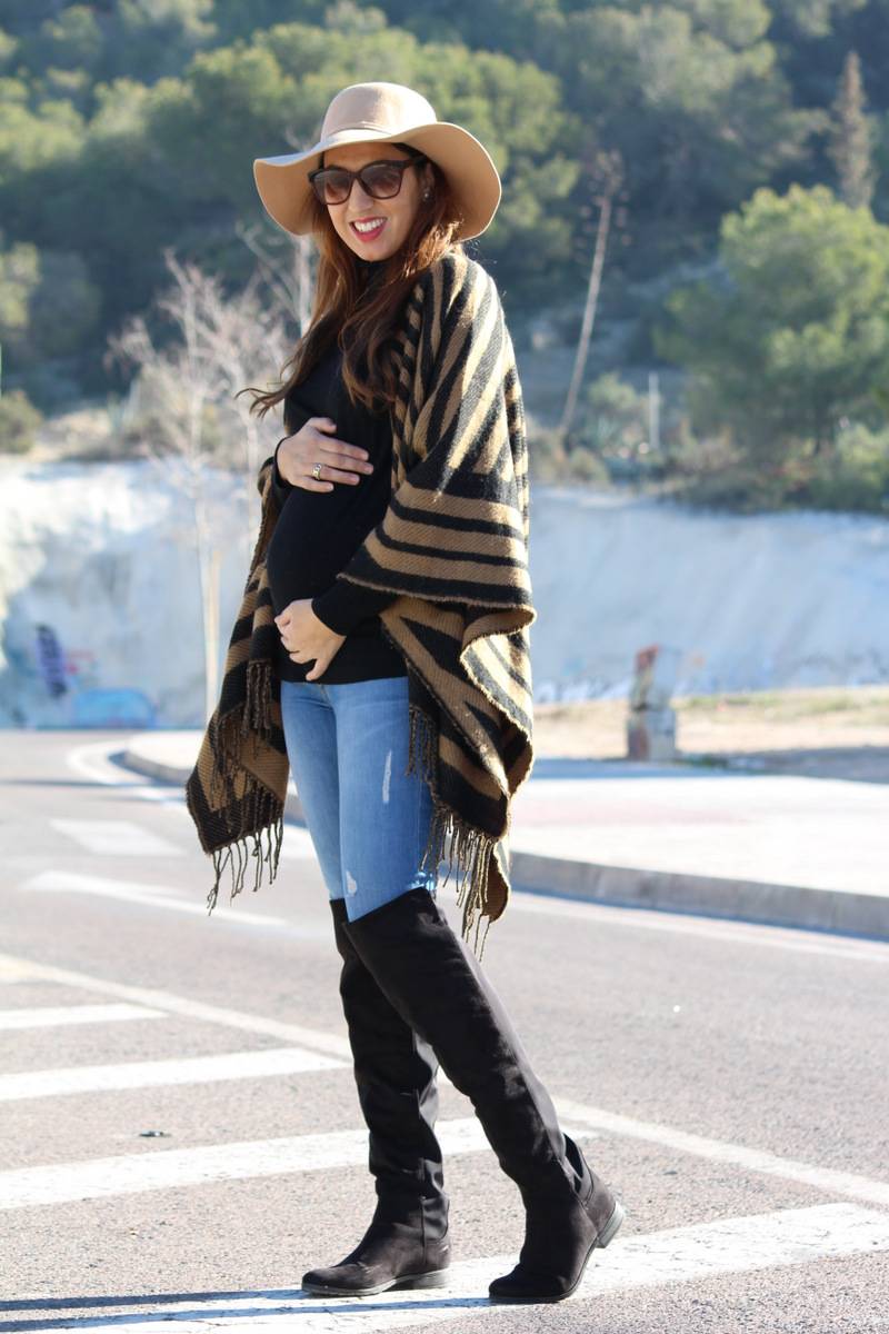 ponchos y capas para mujeres invierno 2015