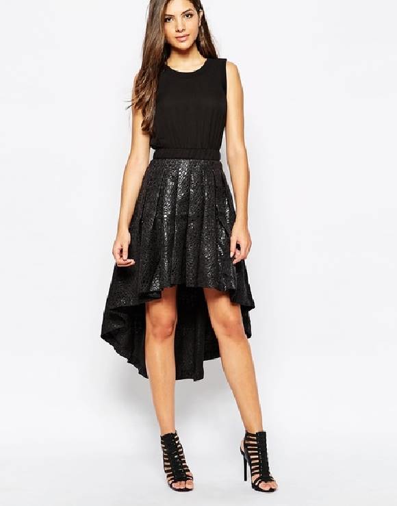 vestidos asimetricos