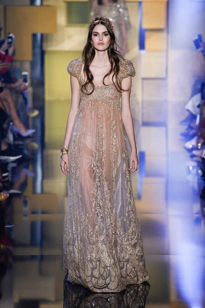 vestidos de fiesta con transparencias otoño invierno 2015