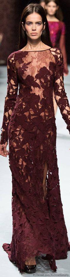 vestidos de fiesta con transparencias otoño invierno 2015