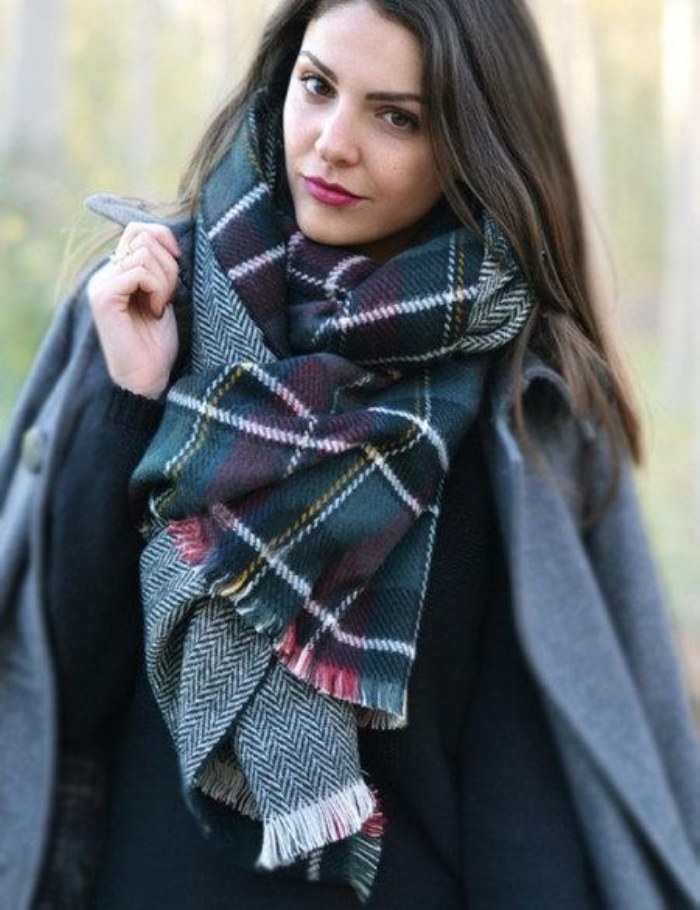 atuendos bufandas otoño