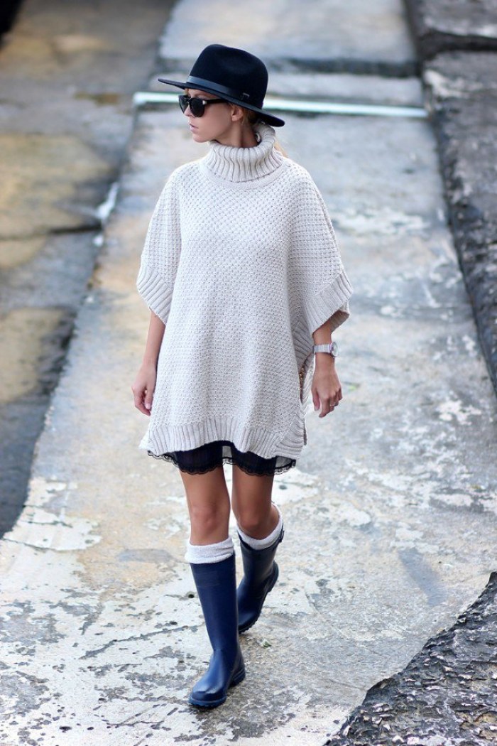 outfits botas lluvia