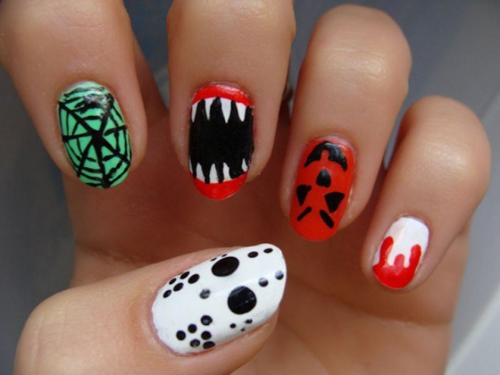 uñas halloween