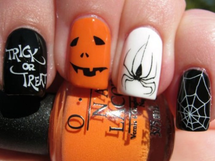 uñas halloween