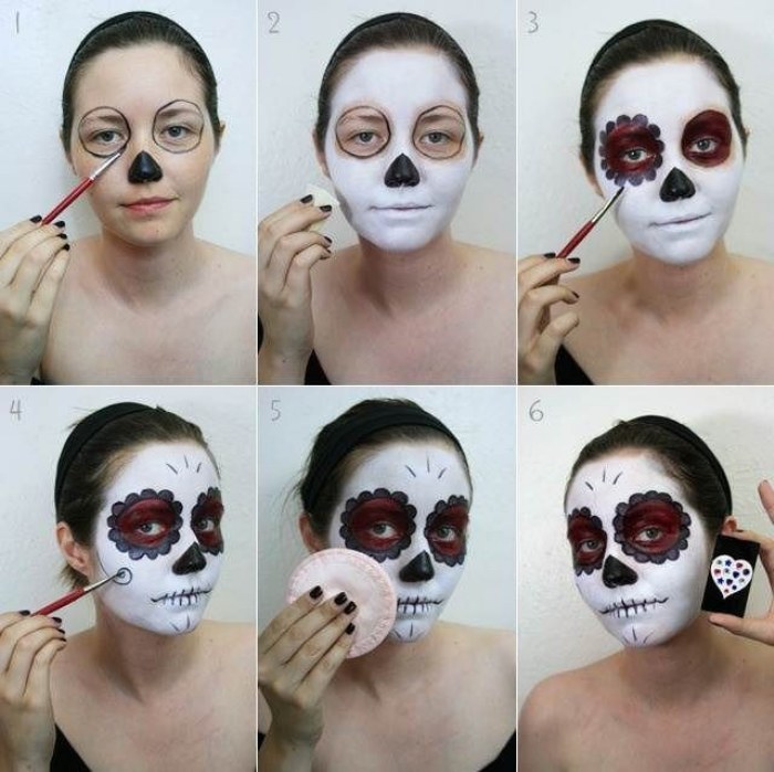 maquillaje facil halloween