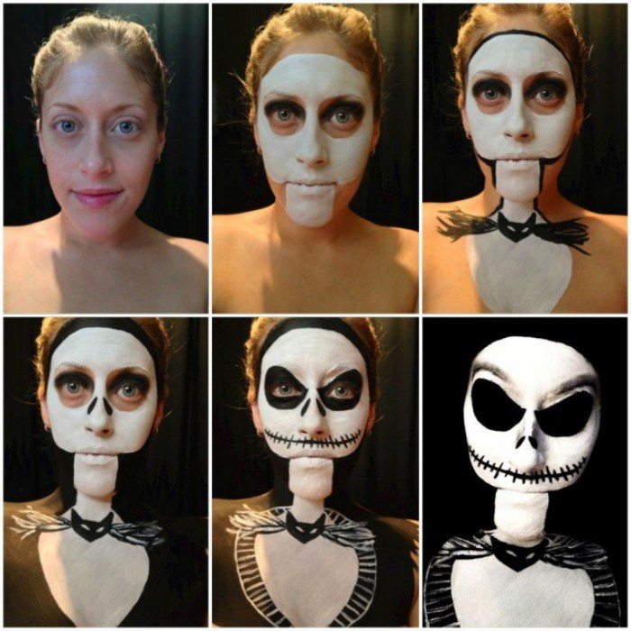 maquillaje facil halloween