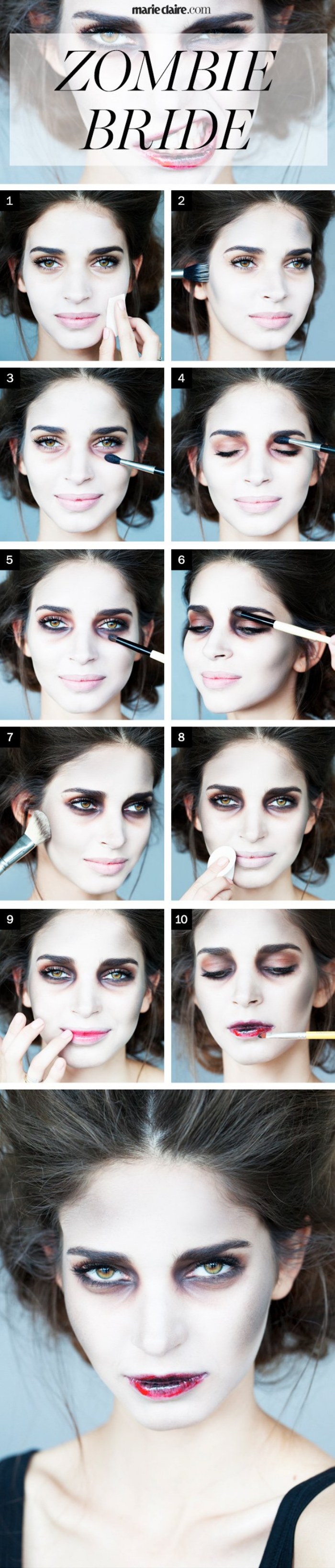 maquillaje facil halloween