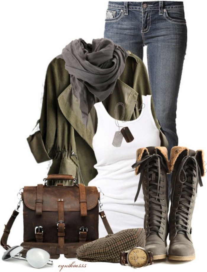 polyvore otoño outfits