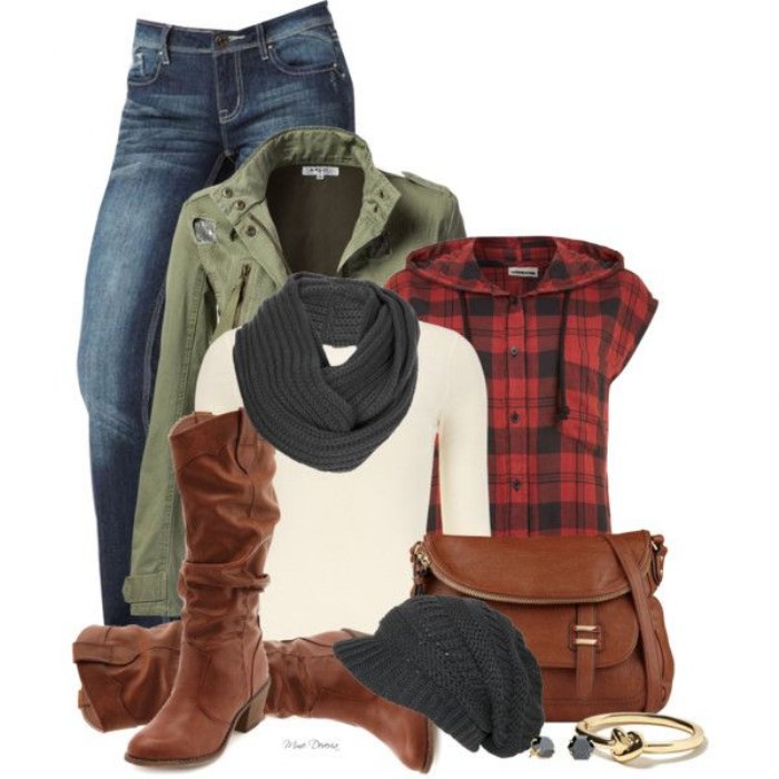 polyvore otoño outfits