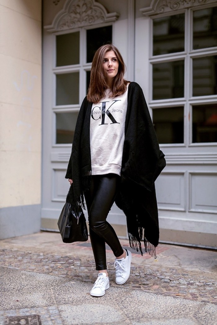 ponchos outfits moda