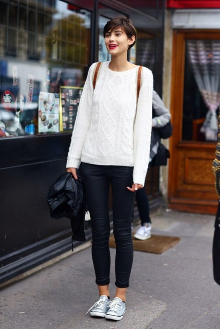 outfit sueter blanco