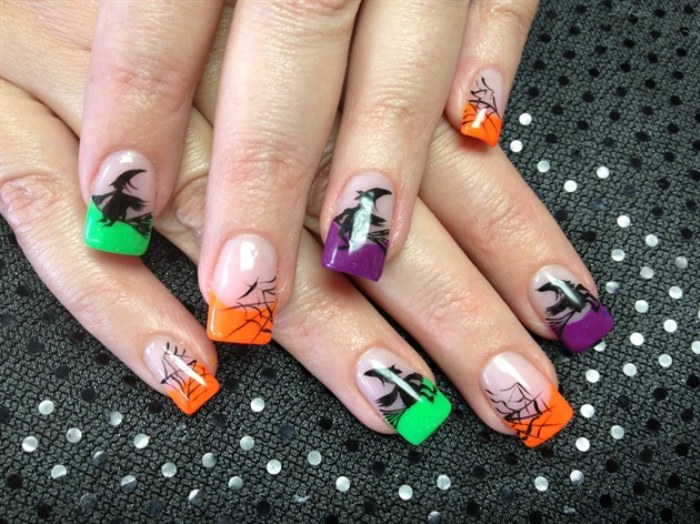 halloween unas